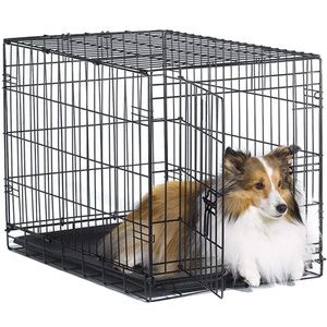 Folding Metal Dog Crate Single Door & Double Door